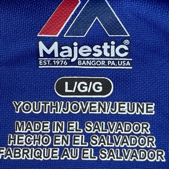 Texas Rangers 2014 MLB Youth Lg. Cool Base Blue NOS T-Shirt - Picture 3 of 6